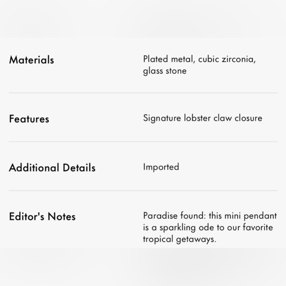 Kate Spade NY Gold-Tone Paradise Flower Mini Pendant Necklace New w Tag 16-19 In - Picture 11 of 11